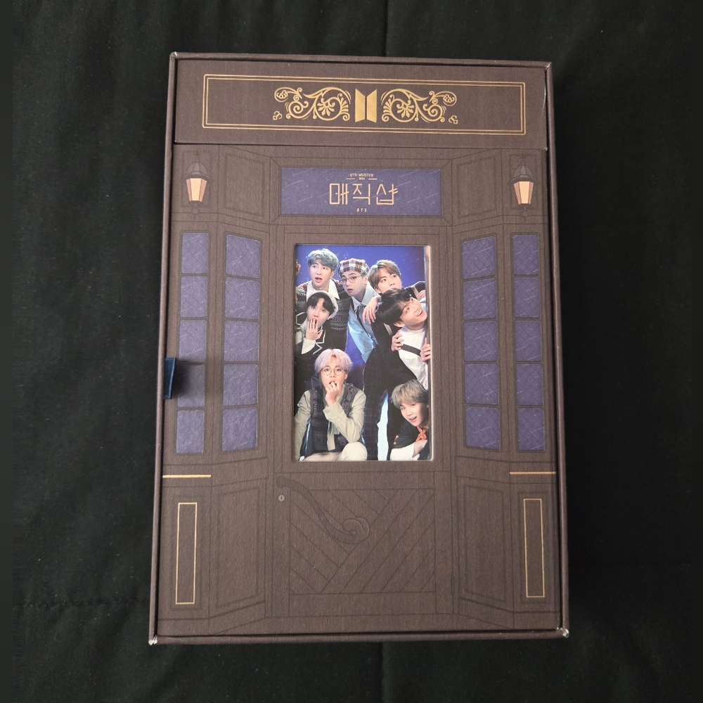 Brown and Purple Box with Group Image